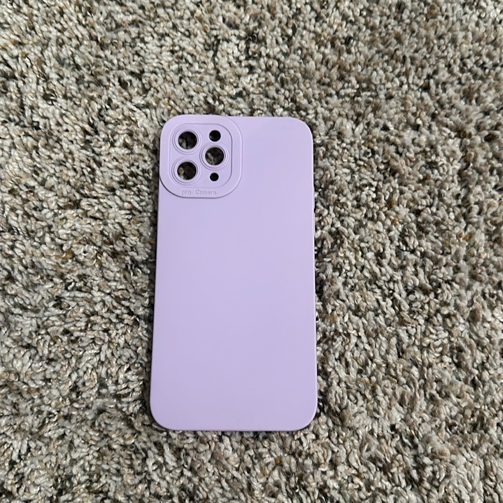 Purple I phone 11 pro case